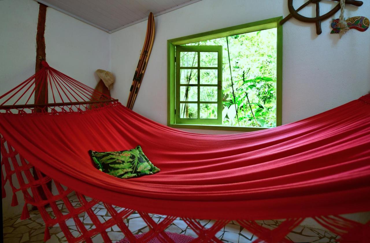 Casa A Beira Do Rio Jaguareguava Na Mata Atlantica Em Bertioga Sp别墅 外观 照片