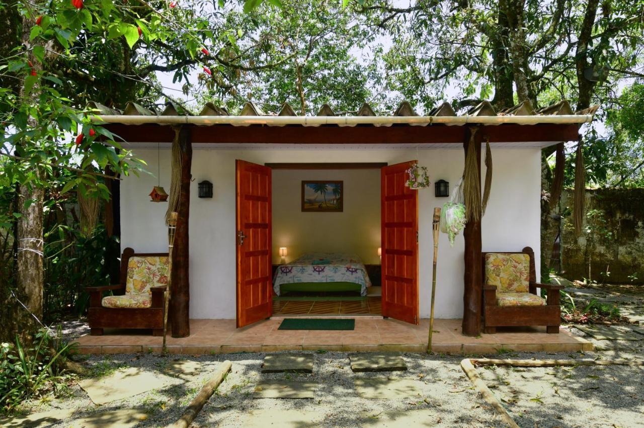 Casa A Beira Do Rio Jaguareguava Na Mata Atlantica Em Bertioga Sp别墅 外观 照片
