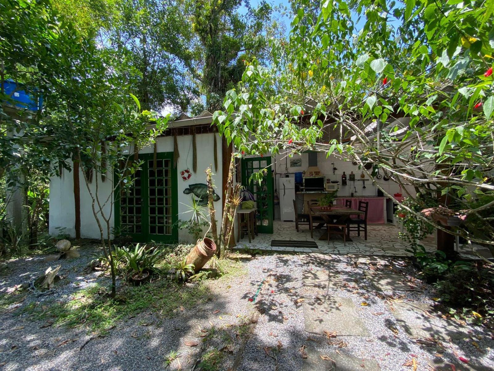 Casa A Beira Do Rio Jaguareguava Na Mata Atlantica Em Bertioga Sp别墅 外观 照片